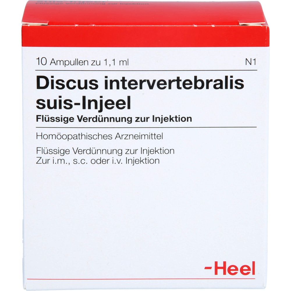 Discus Intervertebralis suis Injeel Ampullen 10 St