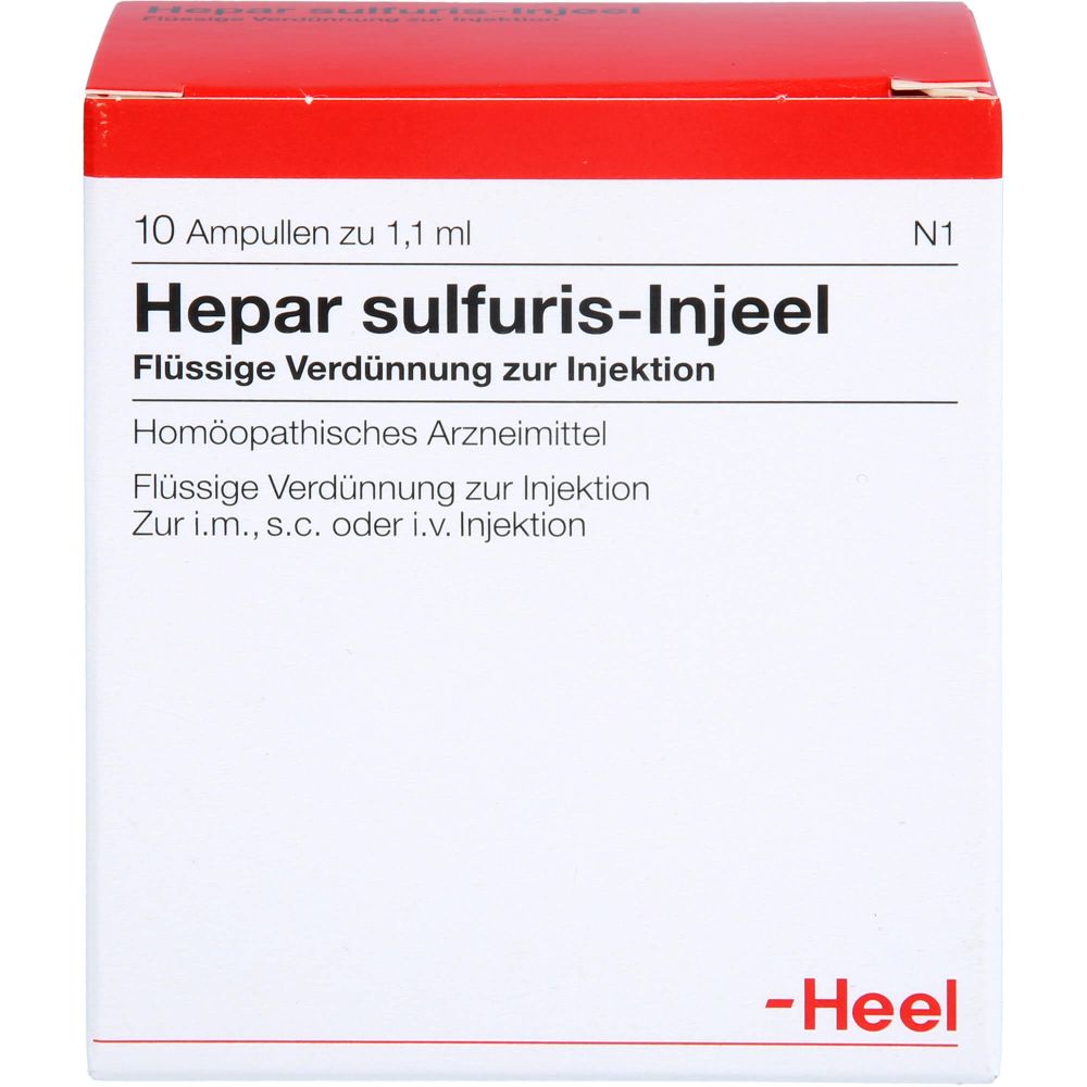 Hepar Sulfuris Injeel Ampullen 10 St