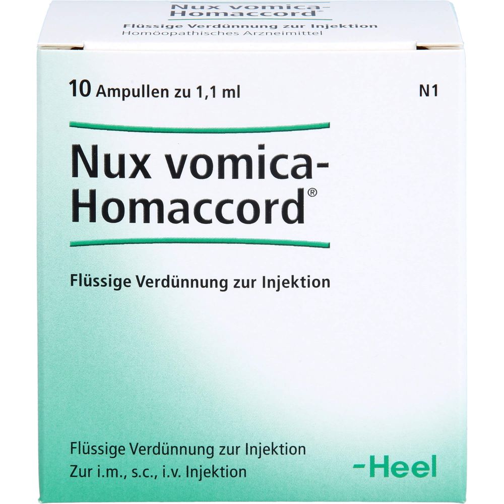 Nux Vomica Homaccord Ampullen 10 St
