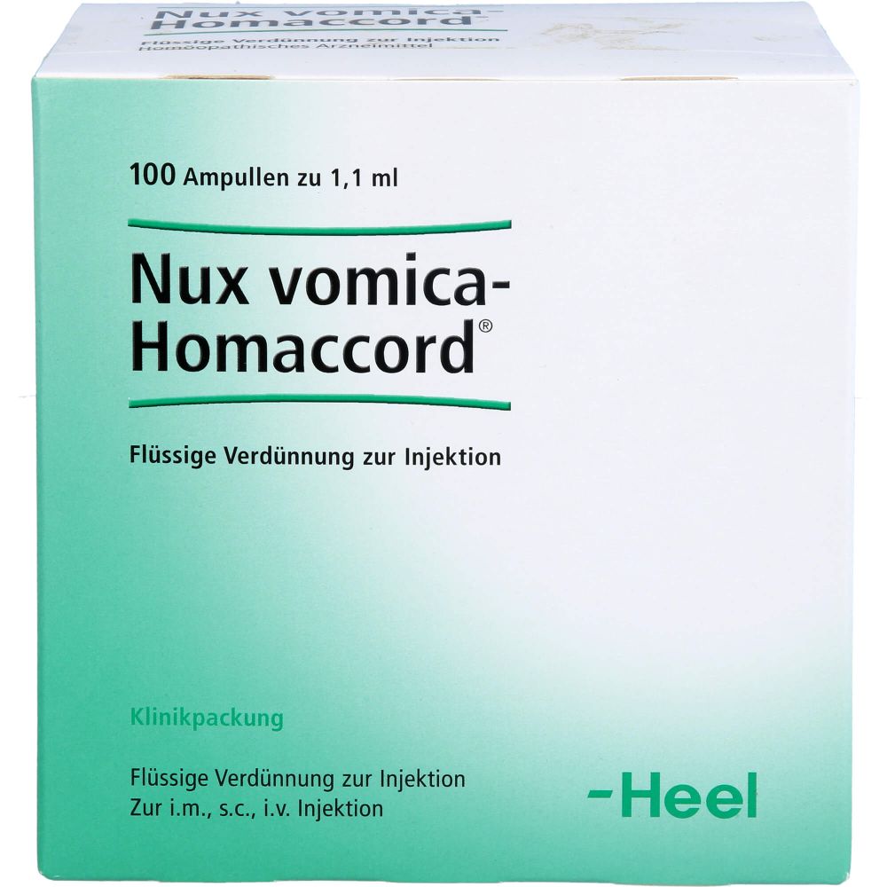 Nux Vomica Homaccord Ampullen 100 St