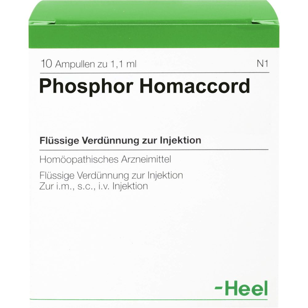 Phosphor Homaccord Ampullen 10 St