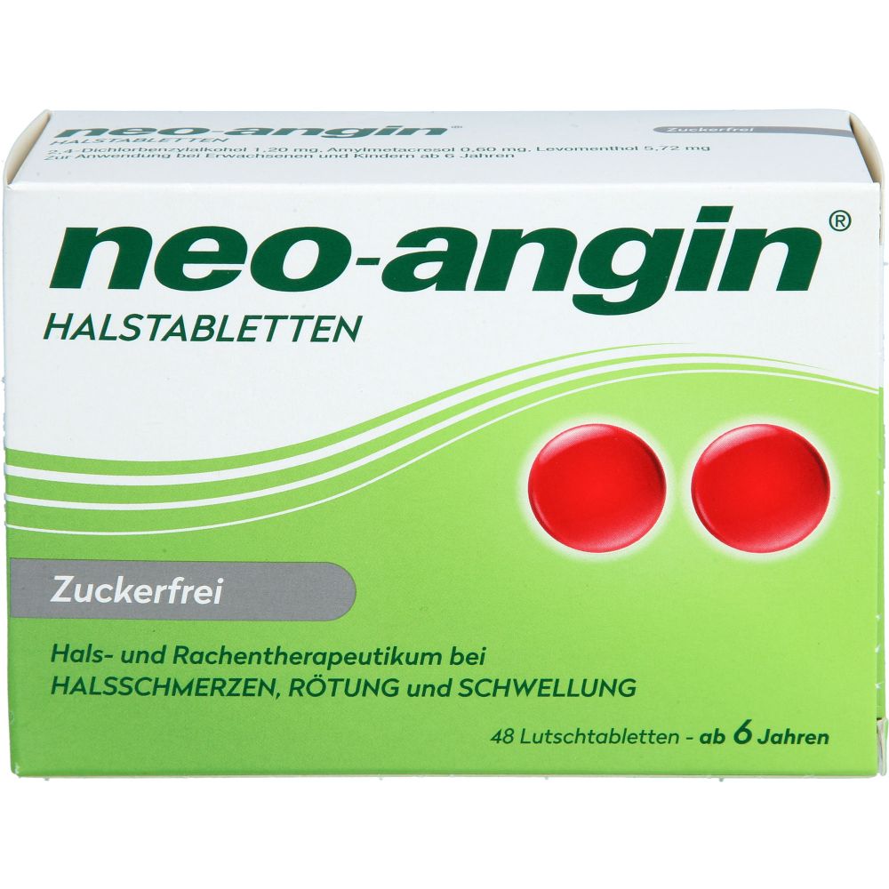 Neo-Angin Halstabletten zuckerfrei 48 St