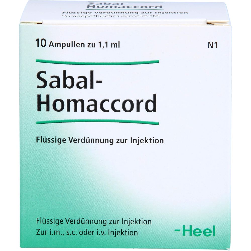 Sabal Homaccord Ampullen 10 St