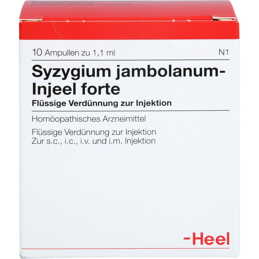 Syzygium Jambolanum Injeel forte Ampullen 10 St