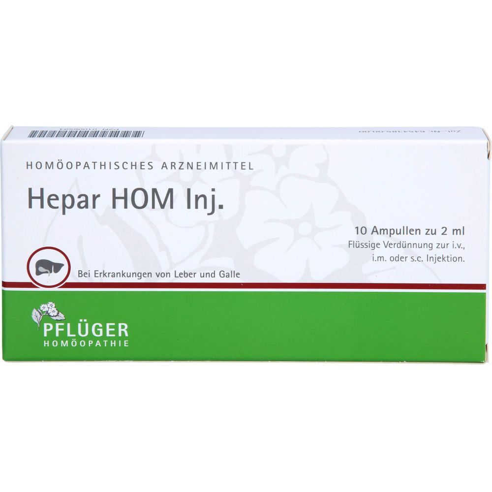 Hepar Hom Inj.Ampullen 20 ml