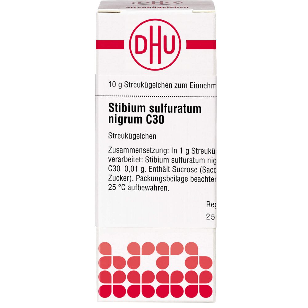 Stibium Sulfuratum Nigrum C 30 Globuli 10 g