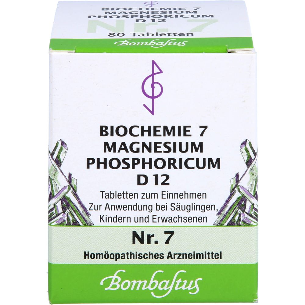Biochemie 7 Magnesium phosphoricum D 12 Tabletten 80 St