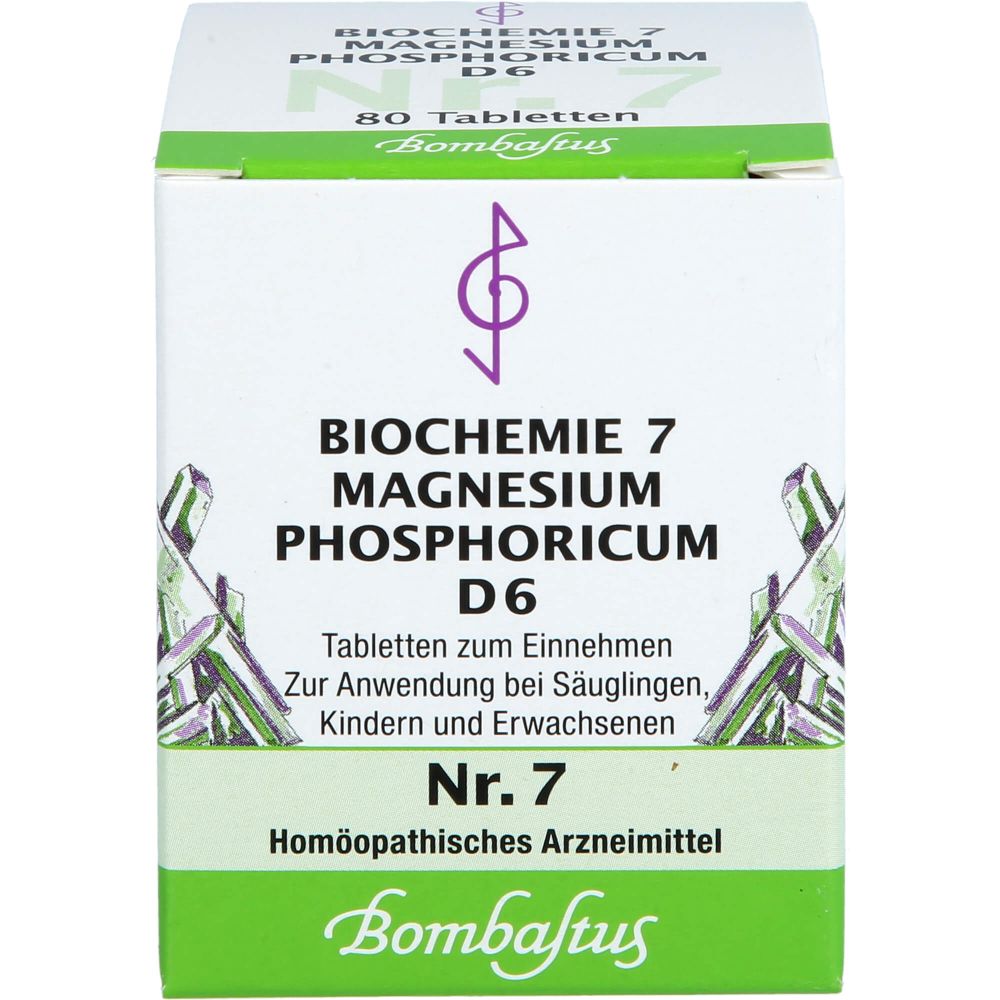 Biochemie 7 Magnesium phosphoricum D 6 Tabletten 80 St