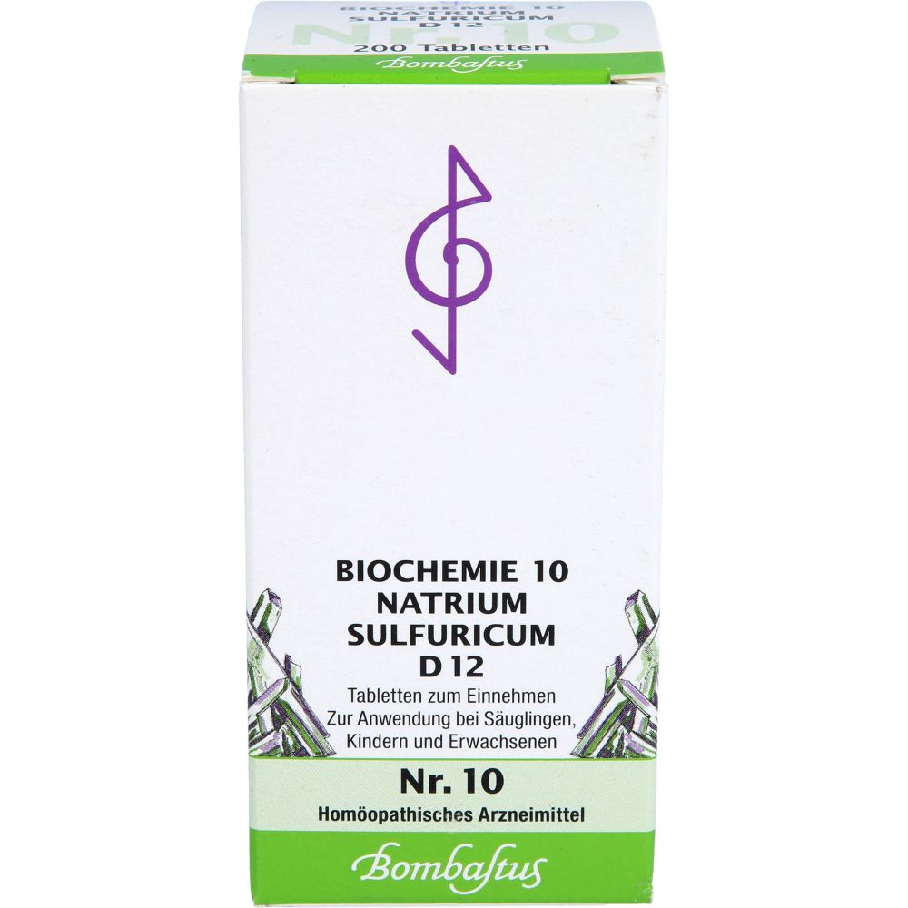 Biochemie 10 Natrium sulfuricum D 12 Tabletten 200 St