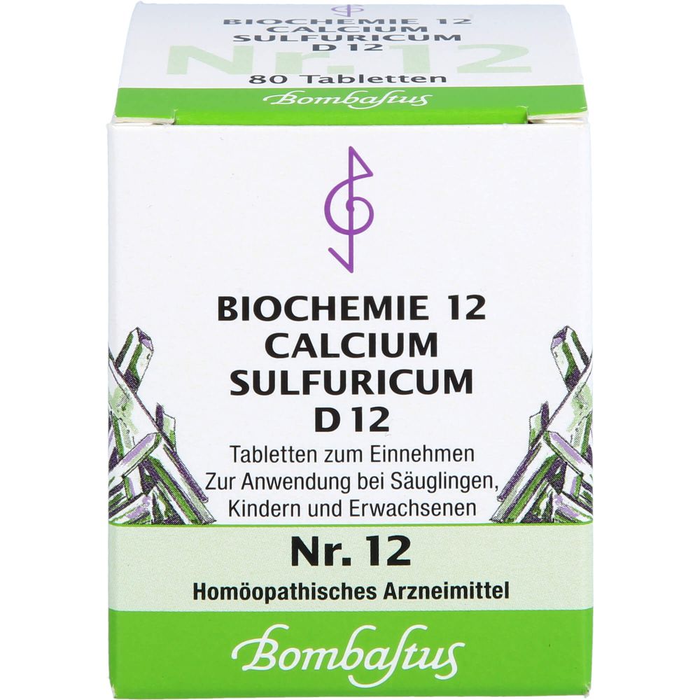 Biochemie 12 Calcium sulfuricum D 12 Tabletten 80 St