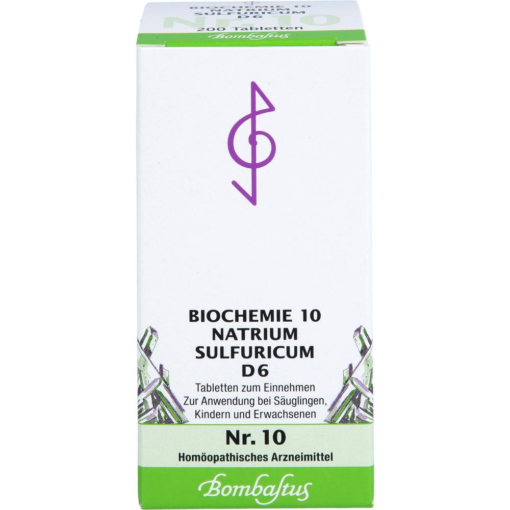 Biochemie 10 Natrium sulfuricum D 6 Tabletten 200 St