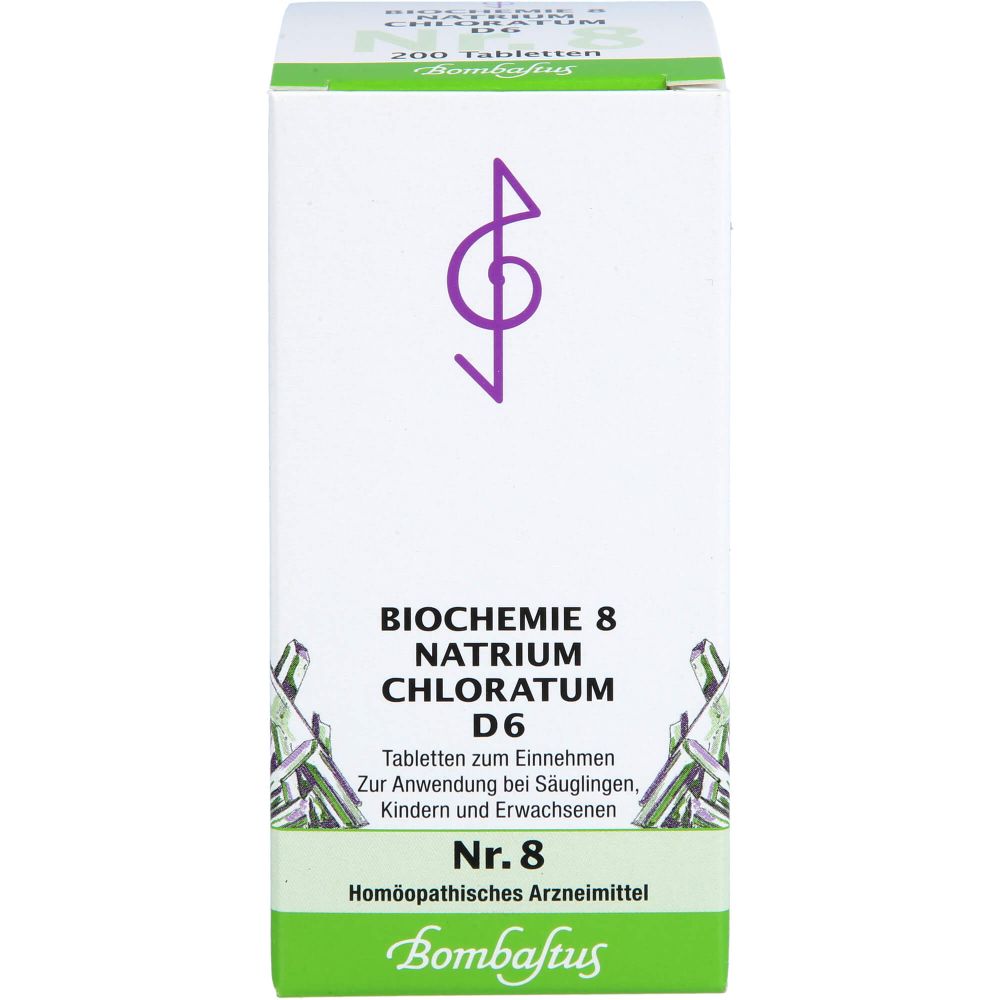 Biochemie 8 Natrium chloratum D 6 Tabletten 200 St