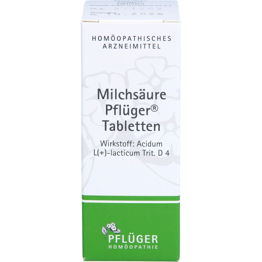 Milchsäure Pflüger Tabletten 100 St