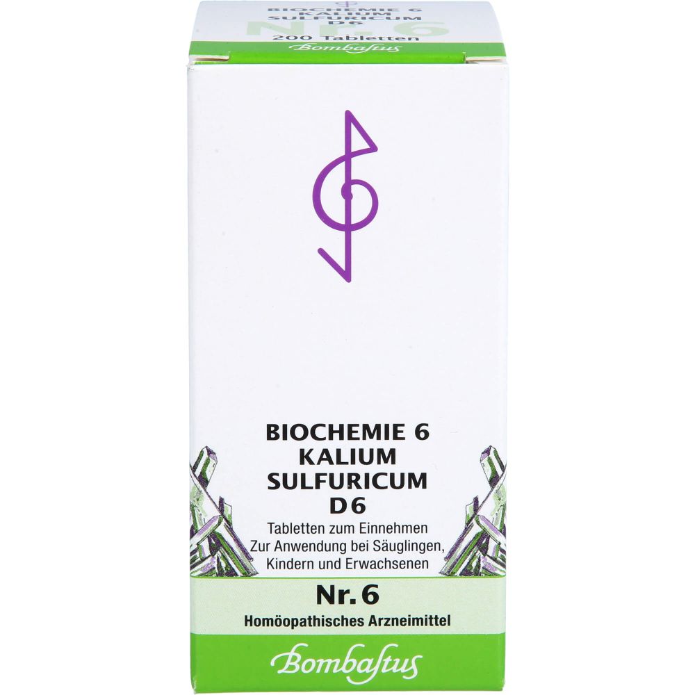 Biochemie 6 Kalium sulfuricum D 6 Tabletten 200 St