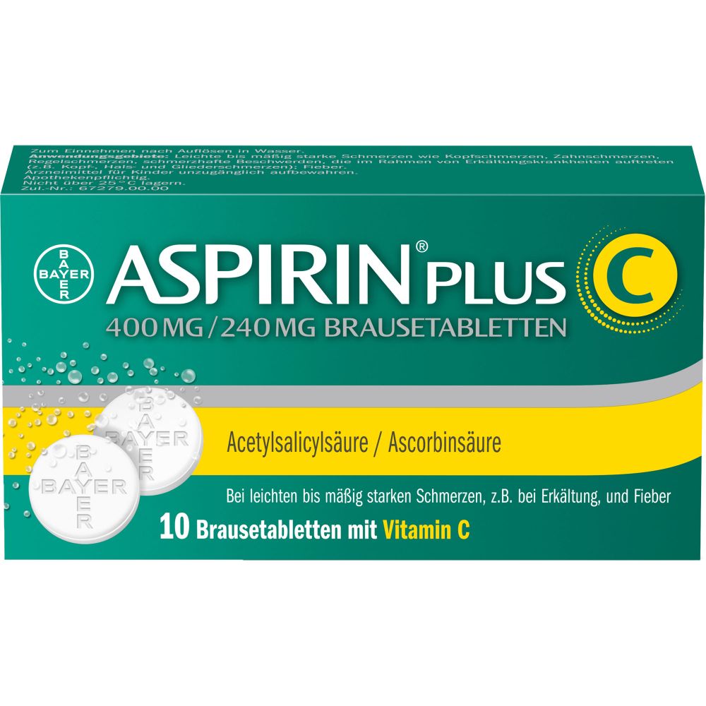 Aspirin plus C Brausetabletten 10 St