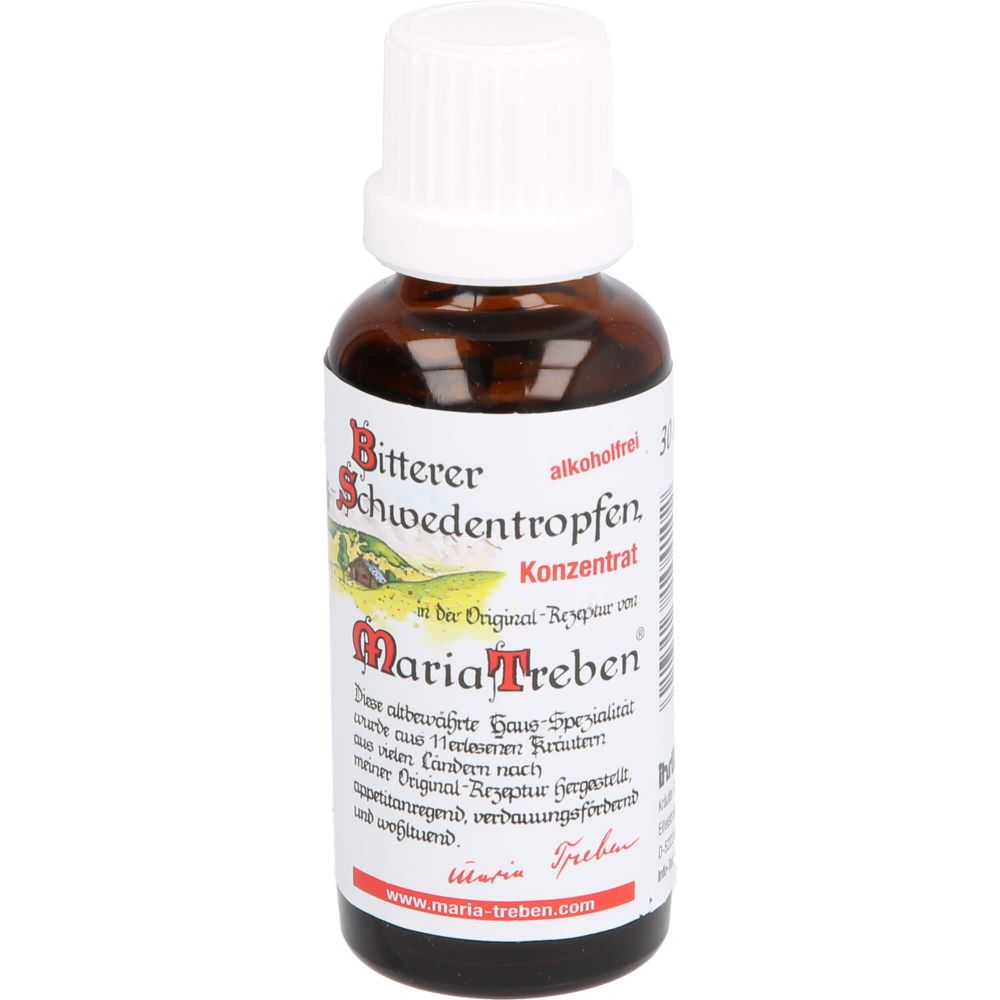 Maria Treben Bitterer Schwedentropfen Konz.Alk.Fr. 30 ml