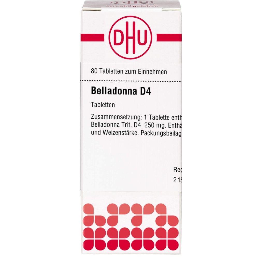Belladonna D 4 Tabletten 80 St