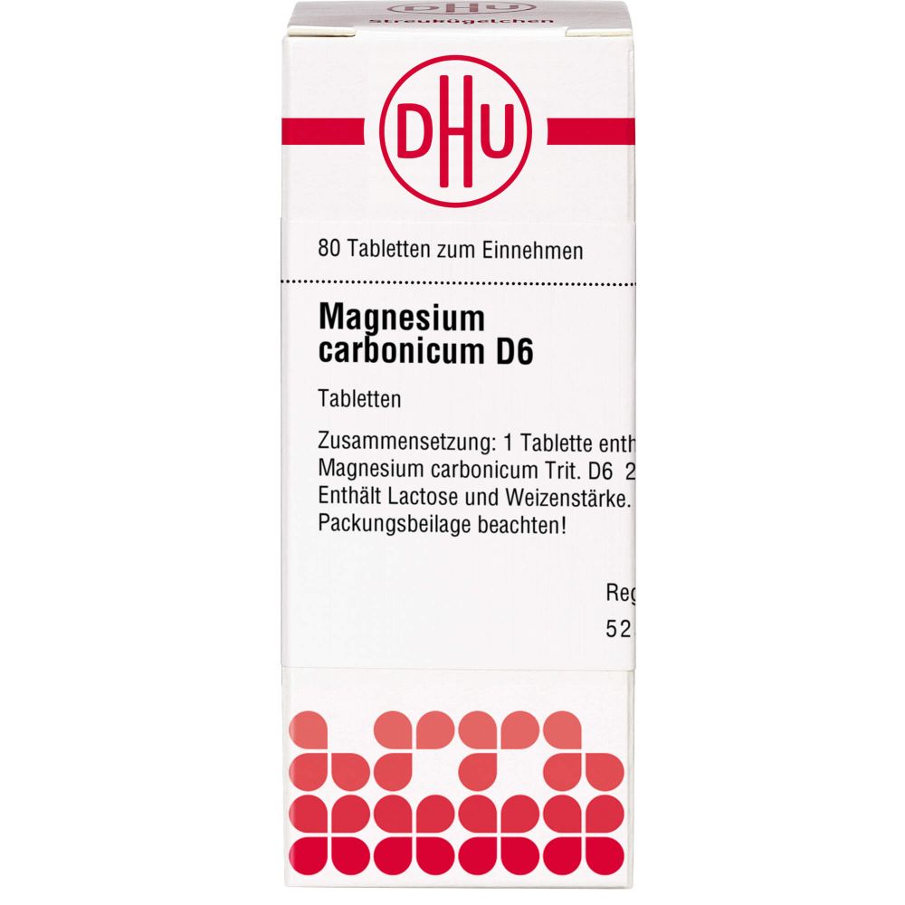 Magnesium Carbonicum D 6 Tabletten 80 St