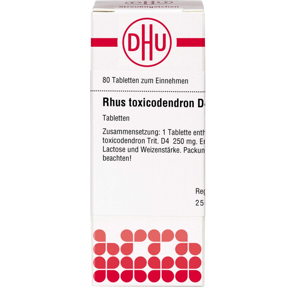 Rhus Toxicodendron D 4 Tabletten 80 St
