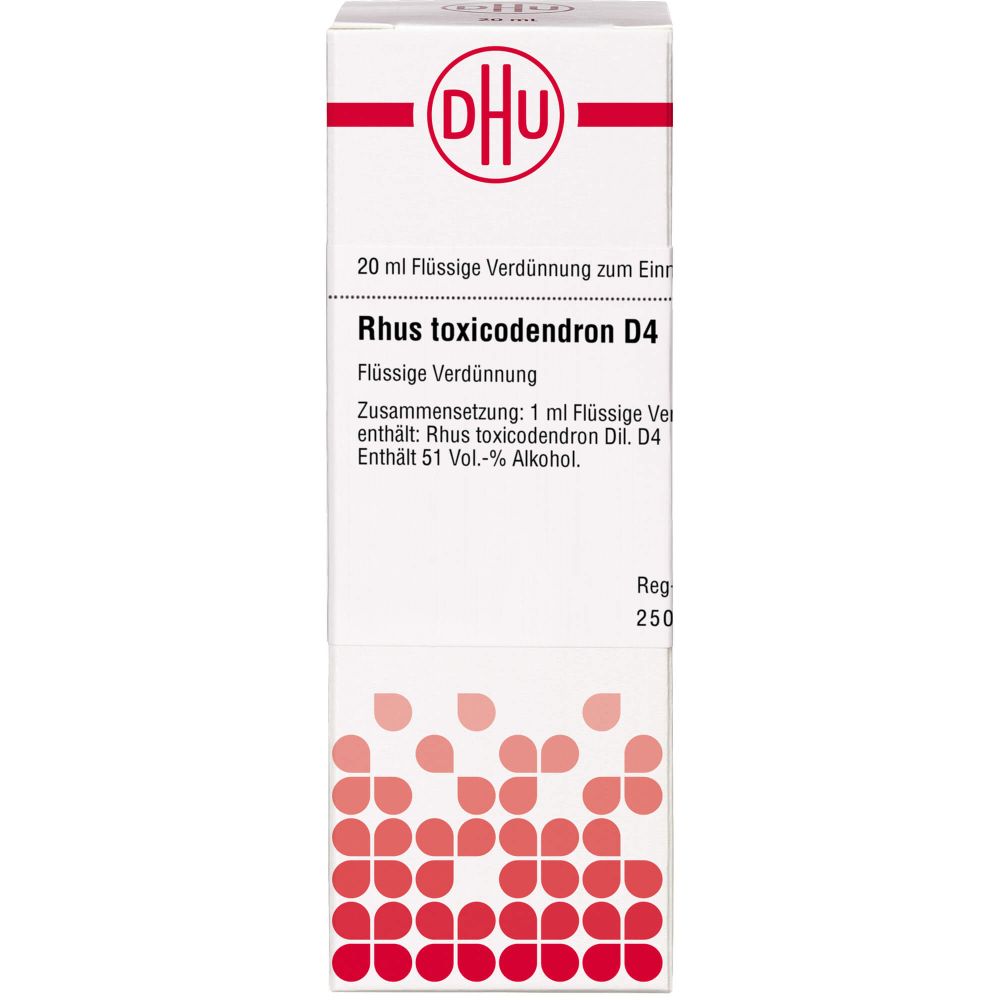 Rhus Toxicodendron D 4 Dilution 20 ml
