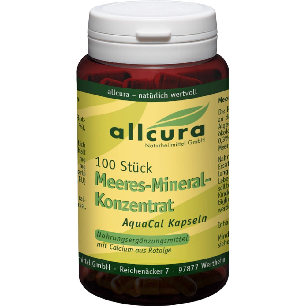 Meeresalgen Konzentrat Rotalgen m.nat.Calcium Kps. 100 St