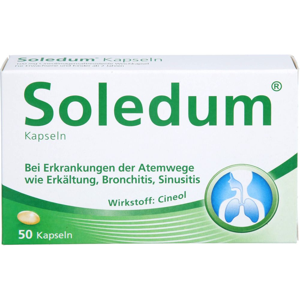 Soledum 100 mg magensaftresistente Kapseln 50 St