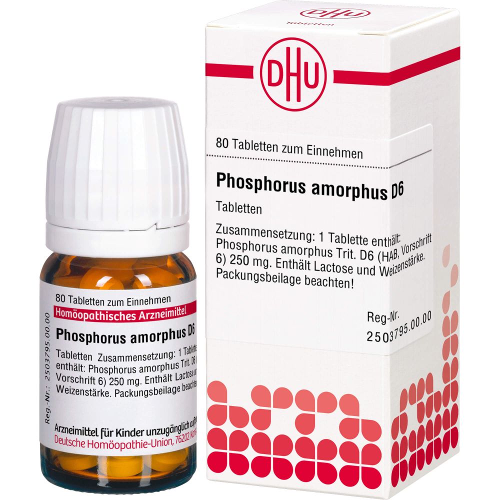 Phosphorus Amorphus D 6 Tabletten 80 St