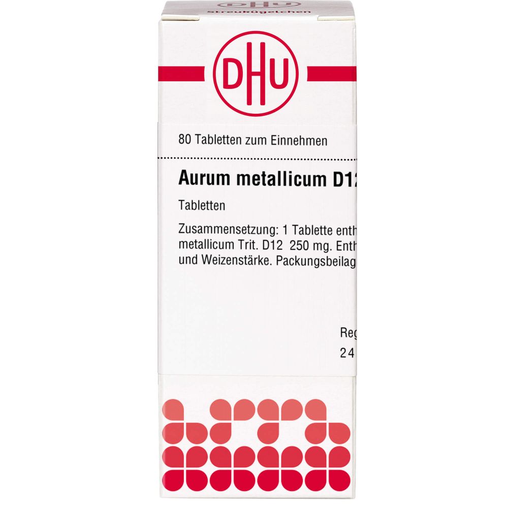 Aurum Metallicum D 12 Tabletten 80 St