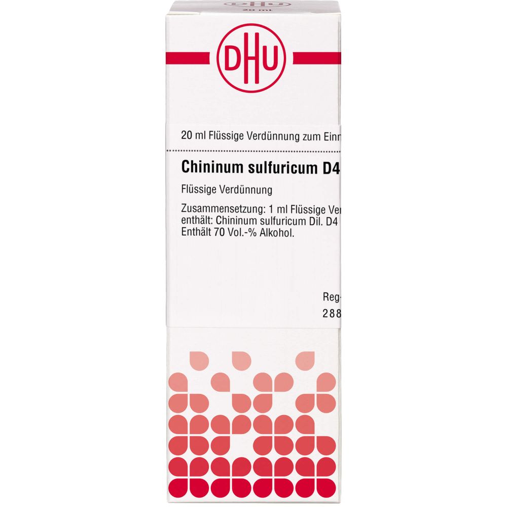 Chininum Sulfuricum D 4 Dilution 20 ml
