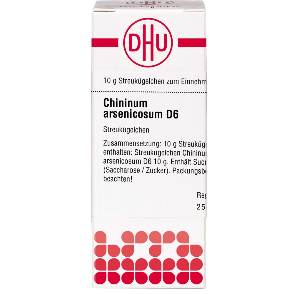 Chininum Arsenicosum D 6 Globuli 10 g