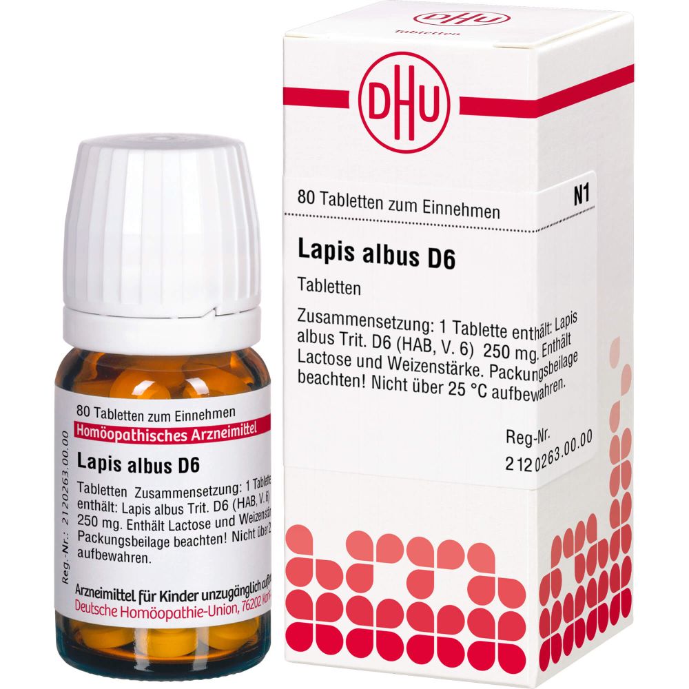 Lapis Albus D 6 Tabletten 80 St