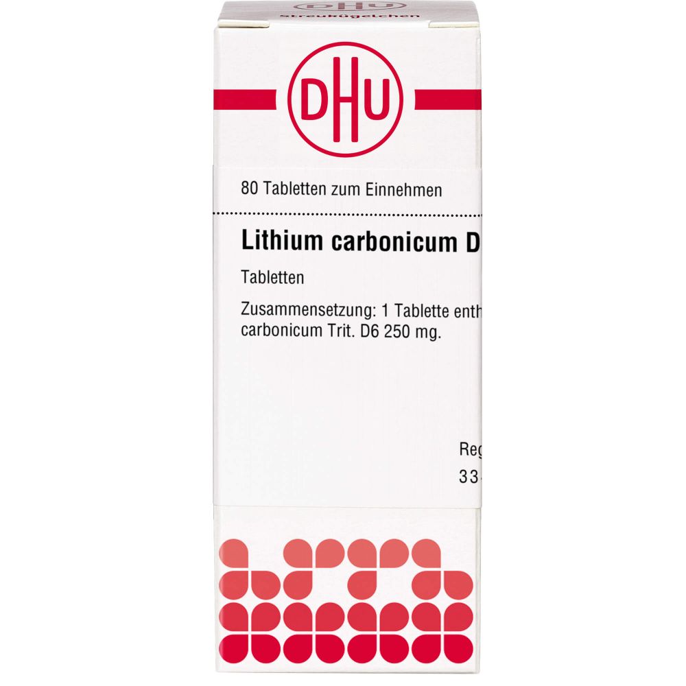 Lithium Carbonicum D 6 Tabletten 80 St