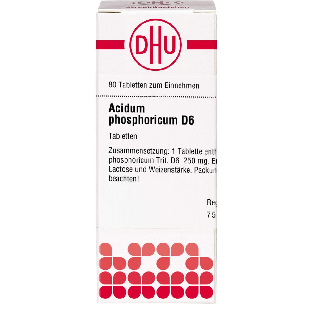Acidum Phosphoricum D 6 Tabletten 80 St