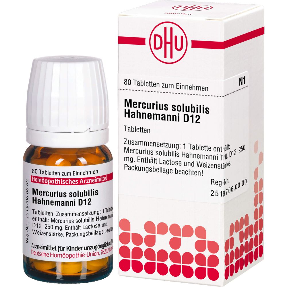 Mercurius Solubilis Hahnemanni D 12 Tabletten 80 St