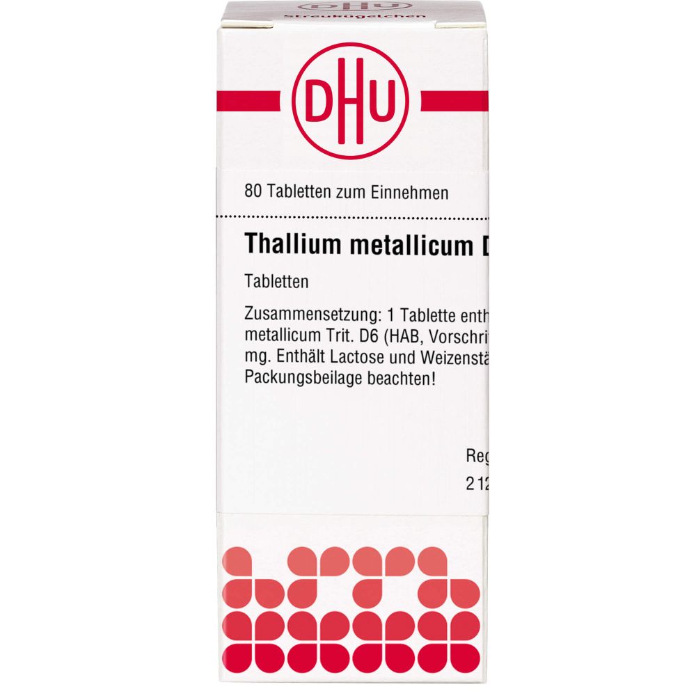 Thallium Metallicum D 6 Tabletten 80 St