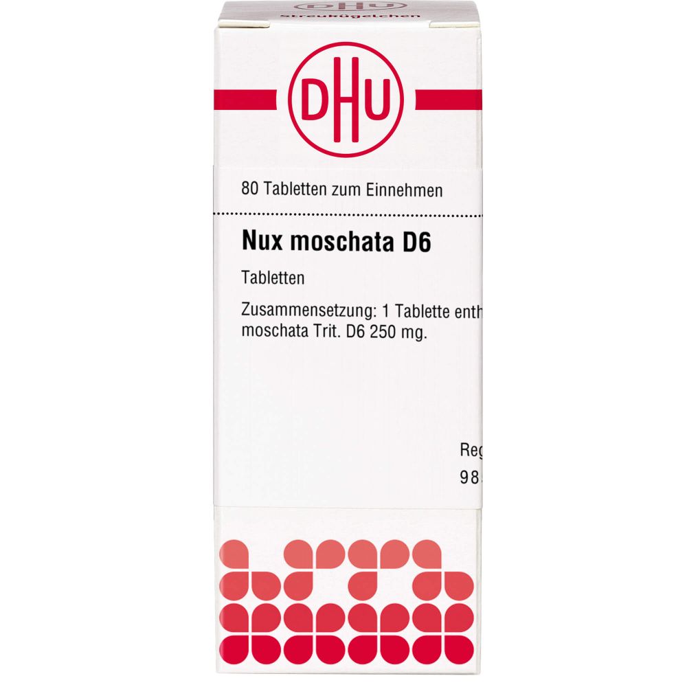 Nux Moschata D 6 Tabletten 80 St