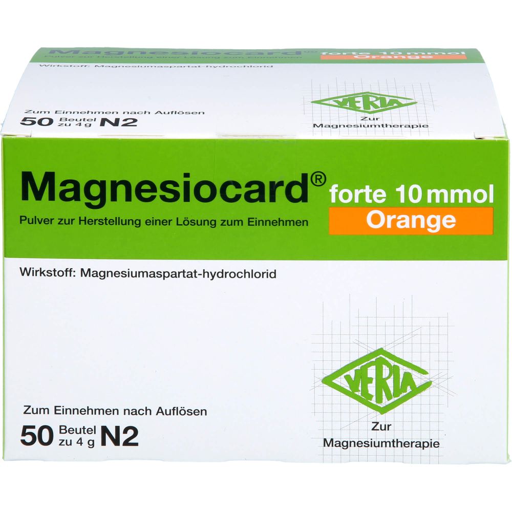 Magnesiocard forte 10 mmol Orange Plv.z.H.e.L.z.E. 50 St