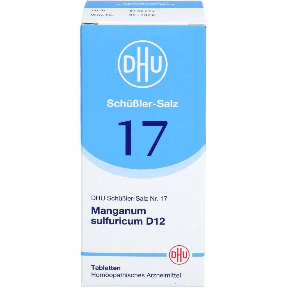 Biochemie Dhu 17 Manganum sulfuricum D 12 Tabl. 200 St