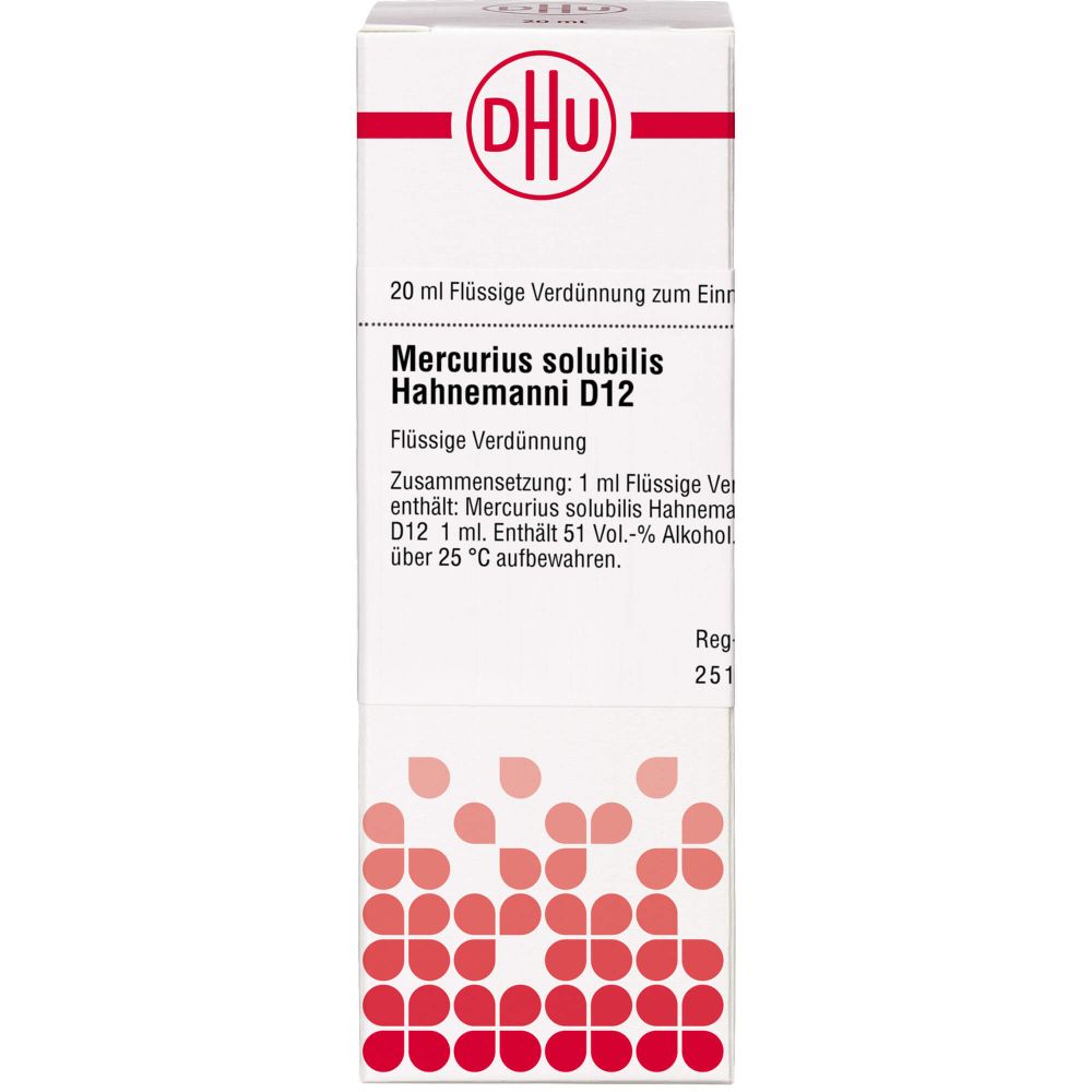 Mercurius Solubilis Hahnemanni D 12 Dilution 20 ml