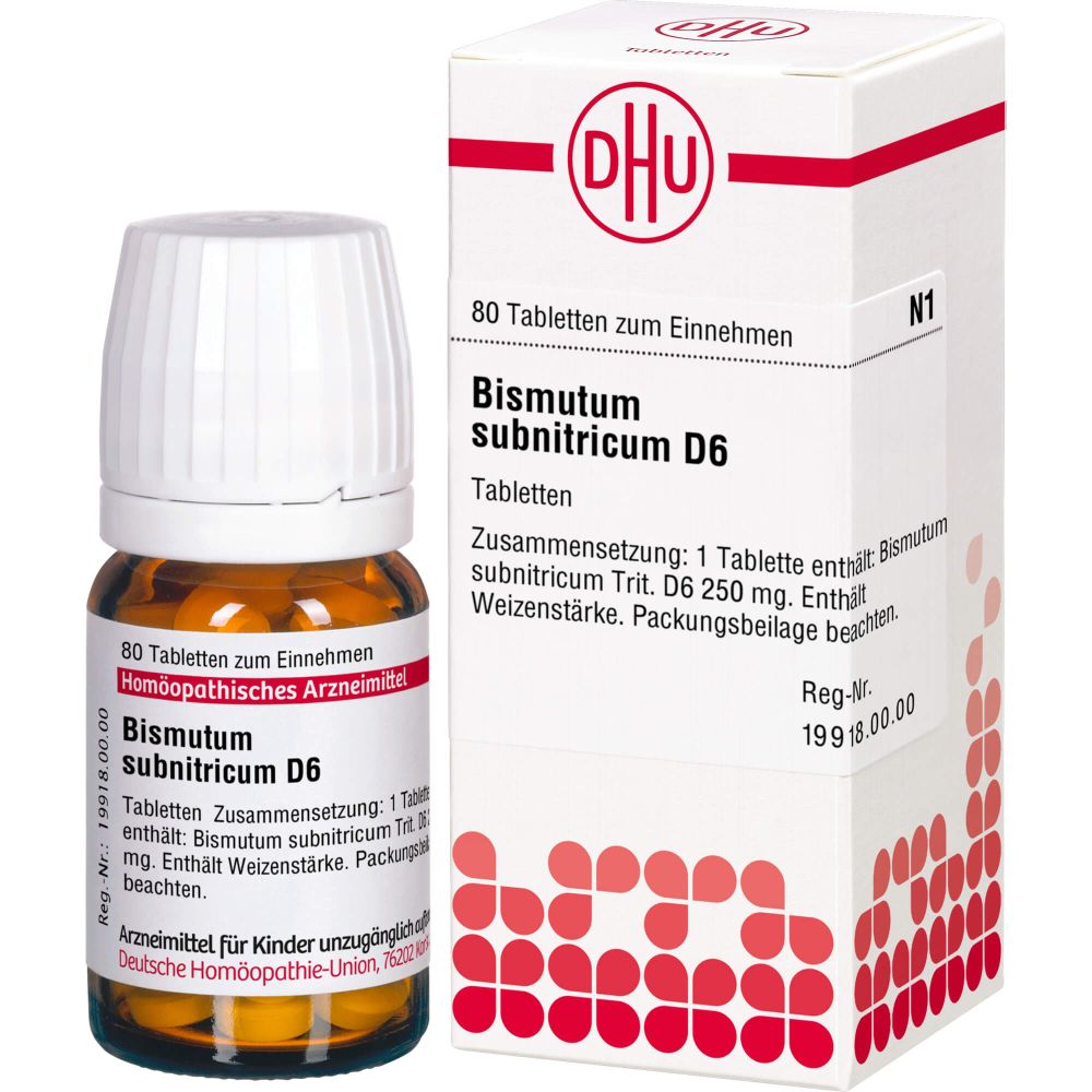 Bismutum Subnitricum D 6 Tabletten 80 St