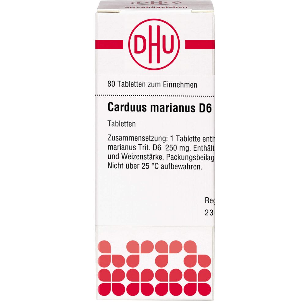 Carduus Marianus D 6 Tabletten 80 St