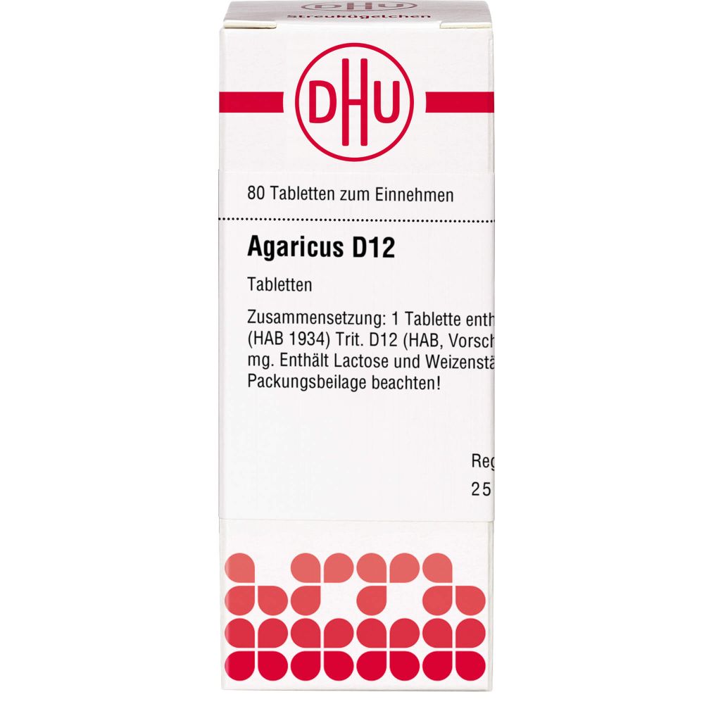 Agaricus D 12 Tabletten 80 St