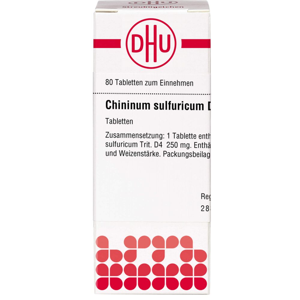 Chininum Sulfuricum D 4 Tabletten 80 St
