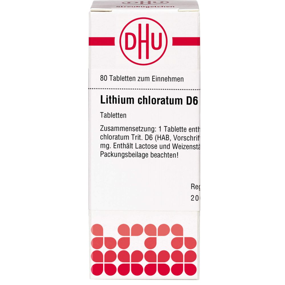 Lithium Chloratum D 6 Tabletten 80 St