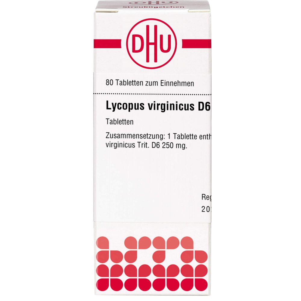 Lycopus Virginicus D 6 Tabletten 80 St