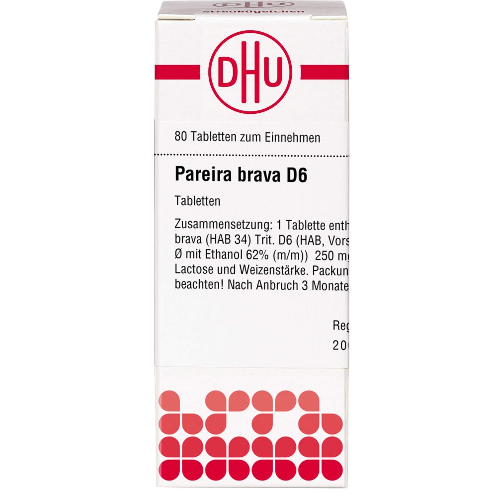 Pareira Brava D 6 Tabletten 80 St