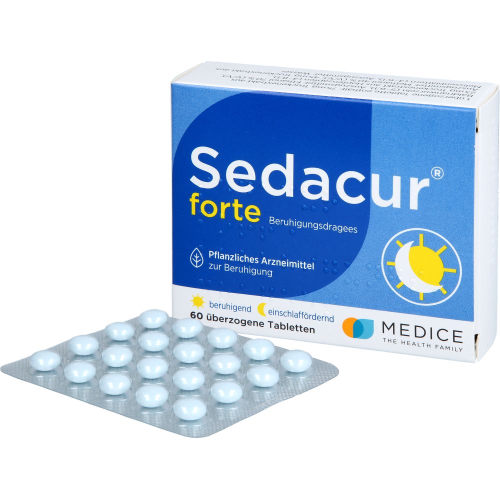 Sedacur forte Beruhigungsdragees 60 St