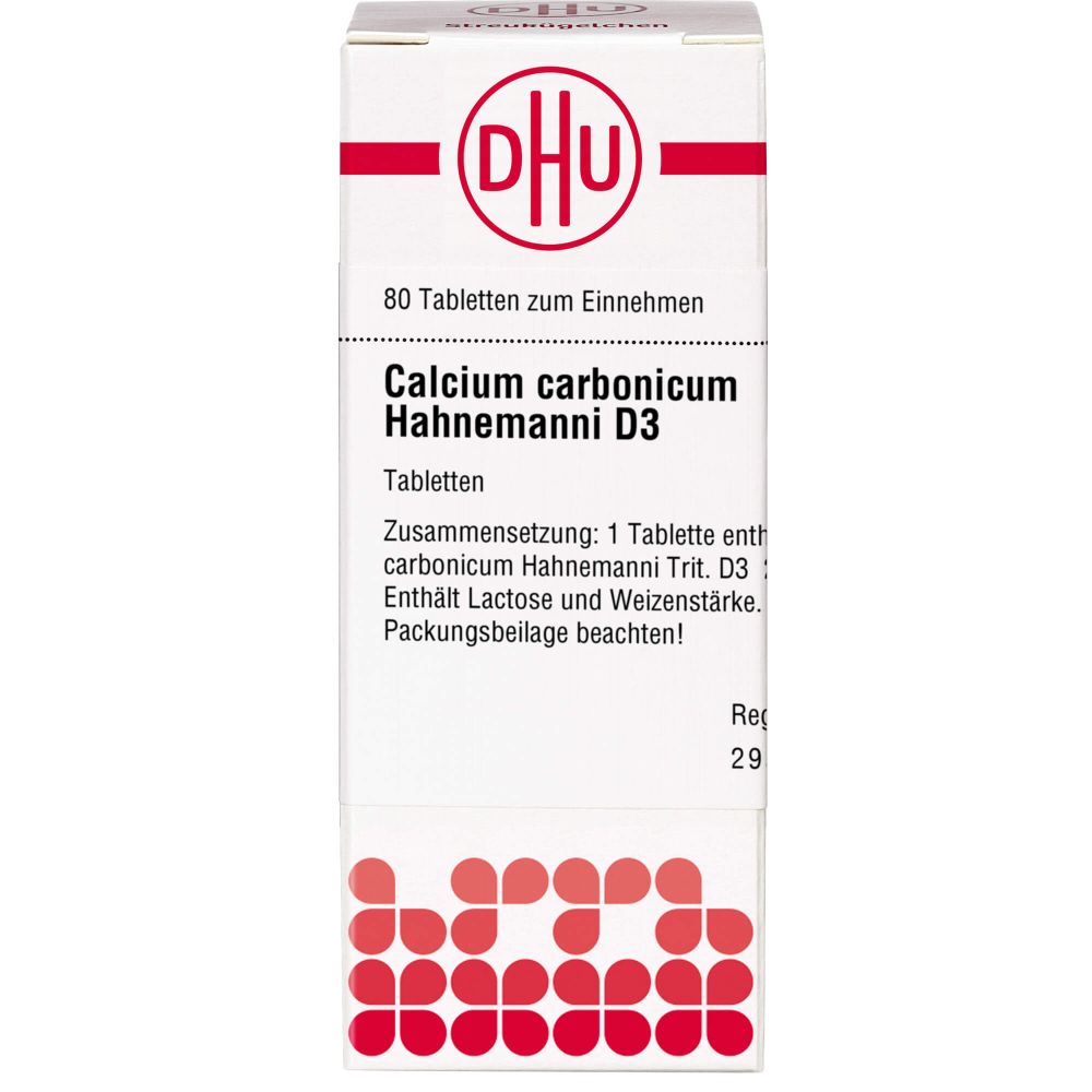 Calcium Carbonicum Hahnemanni D 3 Tabletten 80 St