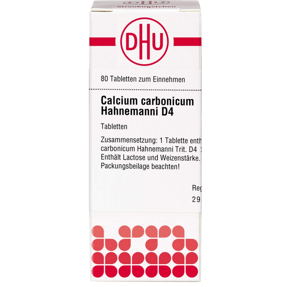 Calcium Carbonicum Hahnemanni D 4 Tabletten 80 St
