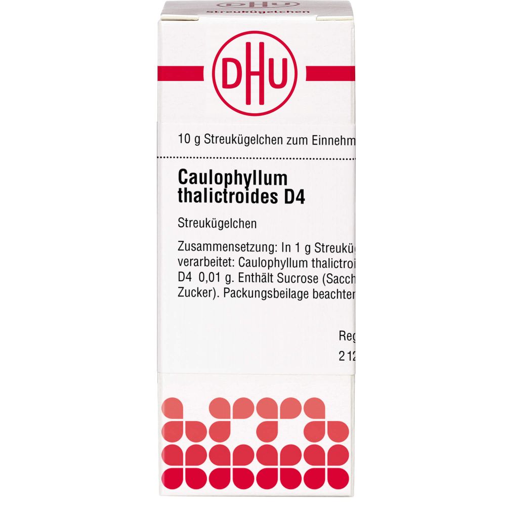 Caulophyllum Thalictroides D 4 Globuli 10 g